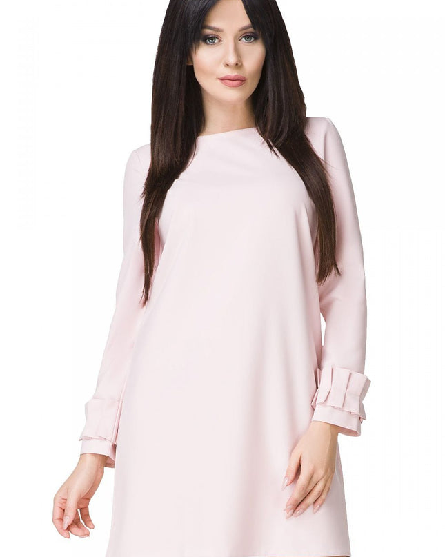 Robe trapèze élégante rose