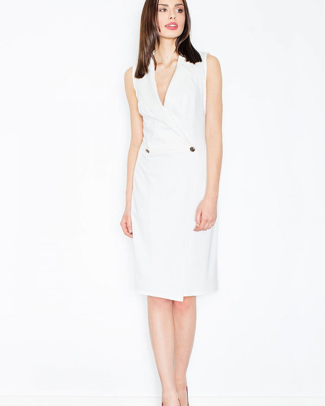 Robe enveloppe sans manches