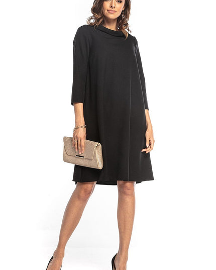 Robe midi trapèze élégante