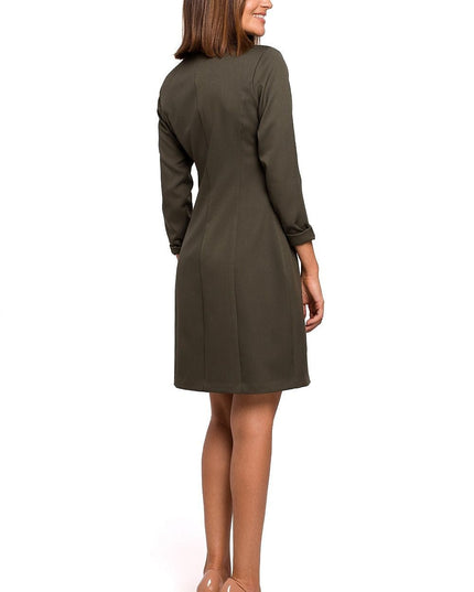 Robe veste minimaliste blanche