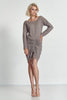 Mini robe drapée ajustable