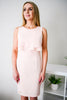 Robe ajustée décolleté dos