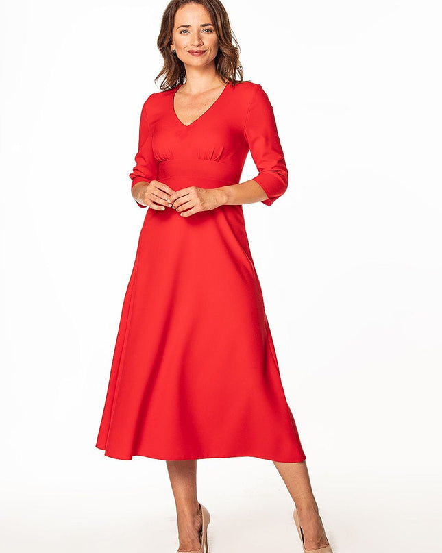Robe maxi manches 3/4