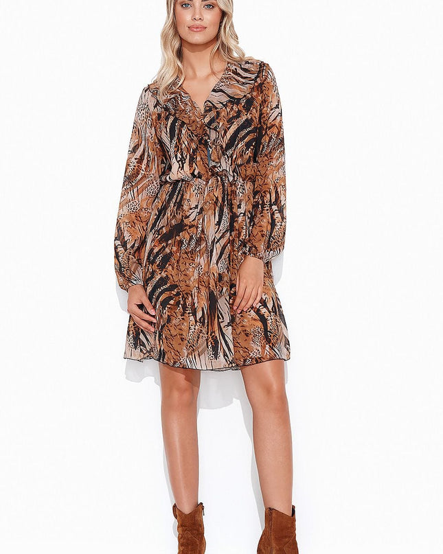 Robe fluide imprimé animal