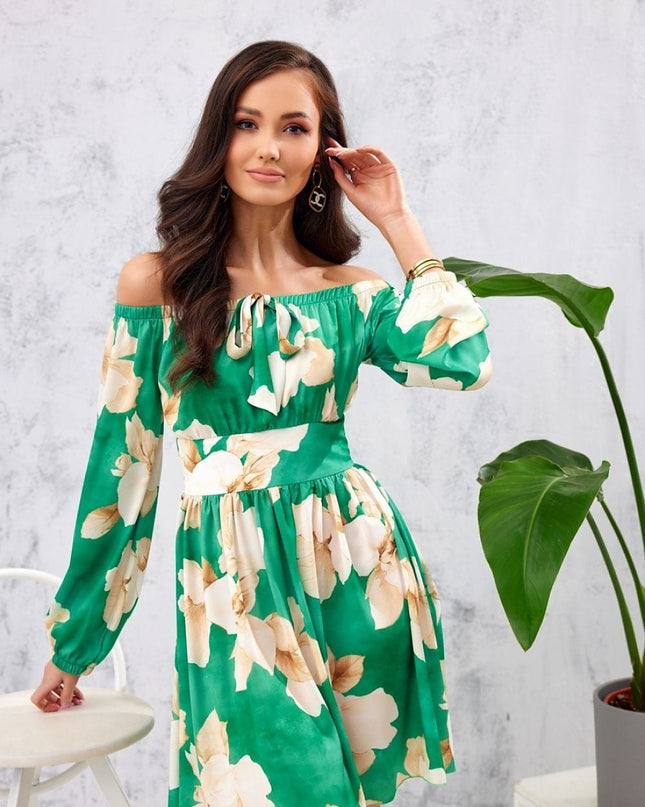 Robe mini à épaules ouvertes