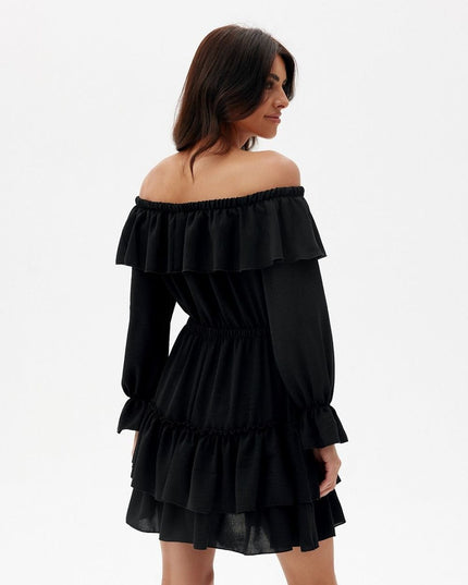 Robe mini espagnole à volants