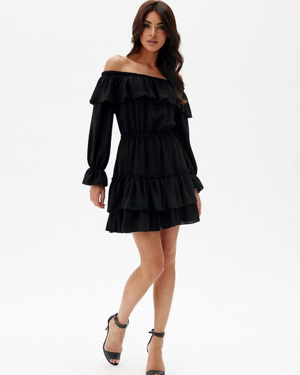 Robe mini espagnole à volants