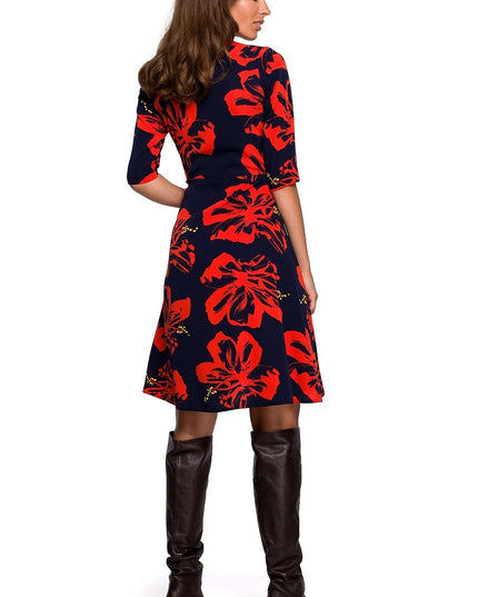 Robe imprimé enveloppe moderne