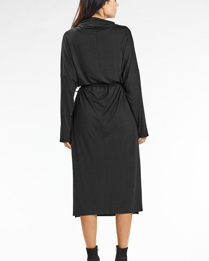 Robe kimono midi verte