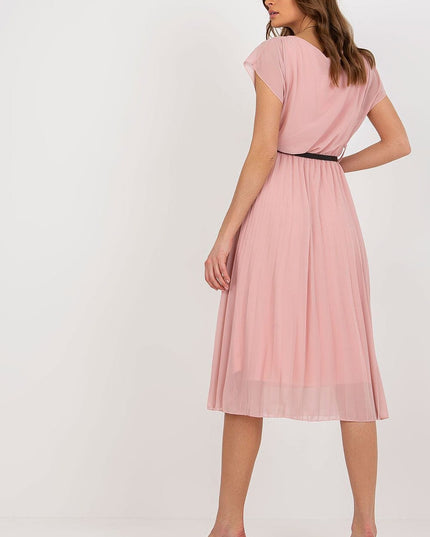 Robe de soirée plissée blanche