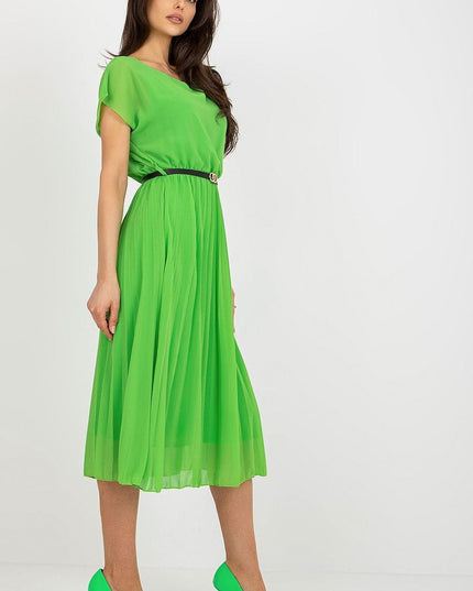 Robe de soirée plissée blanche
