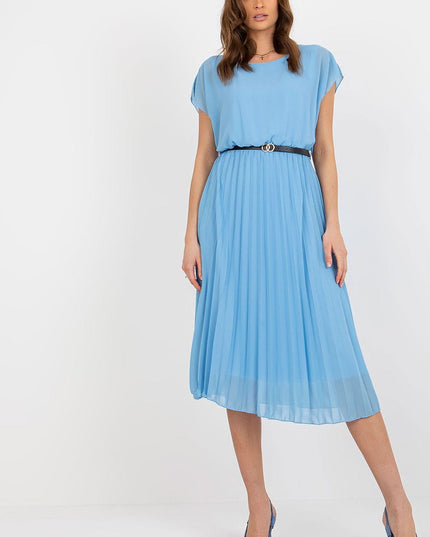 Robe de soirée plissée blanche