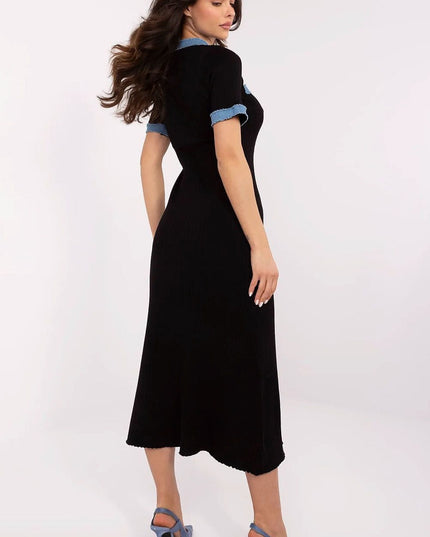 Robe midi en tricot blanc