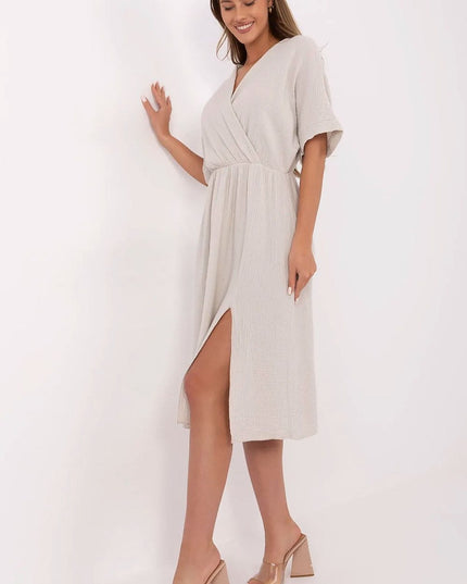 Robe d'été en coton blanc