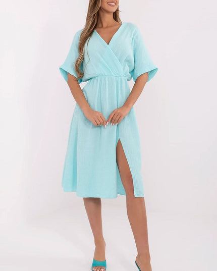Robe d'été en coton blanc