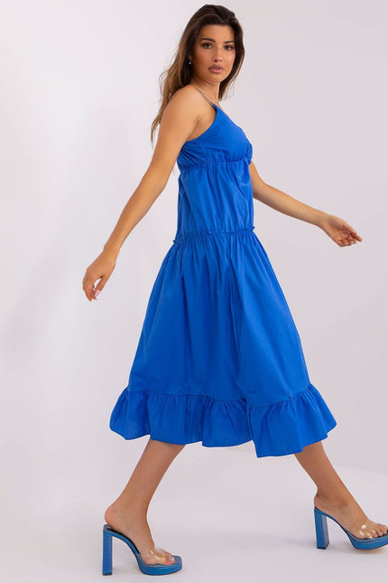Robe d'été fluide bleue