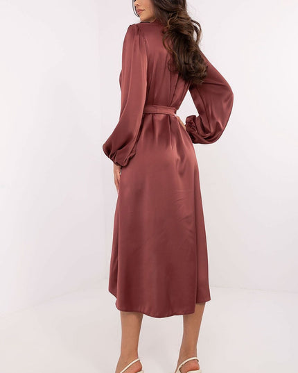 Robe midi imprimé animalier