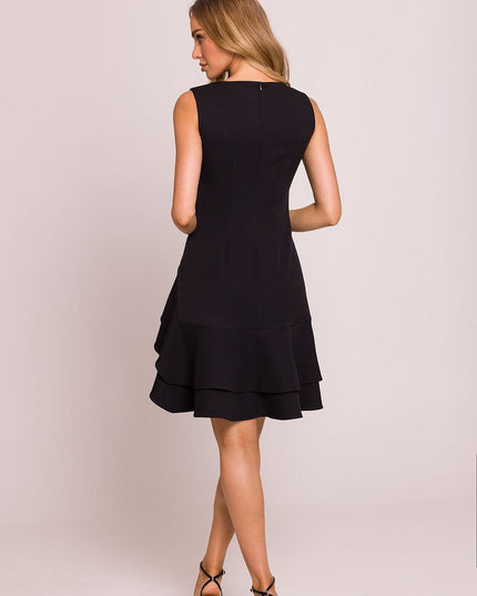 Robe asymétrique élégante sans manches