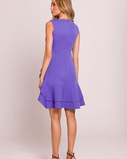 Robe asymétrique élégante sans manches