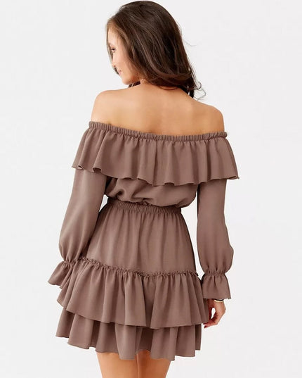 Robe courte à volants élégante