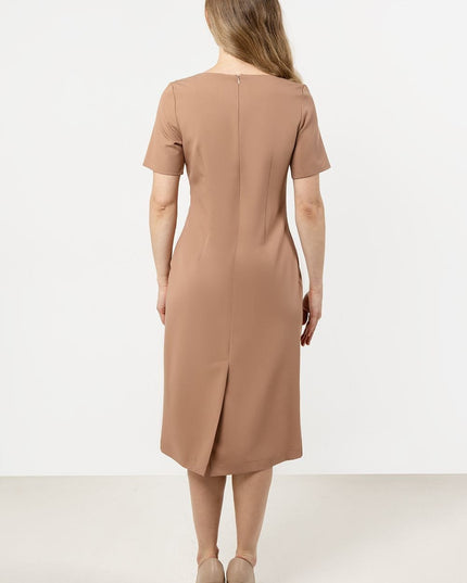 Robe rouge ajustée élégante