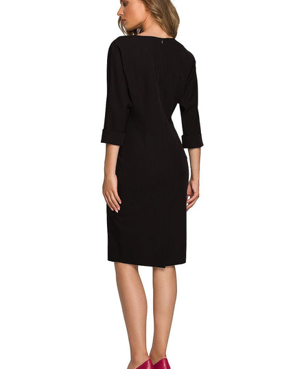 Robe élégante manches chauve-souris