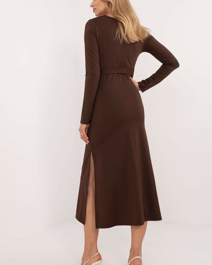 Robe longue élégante fluide