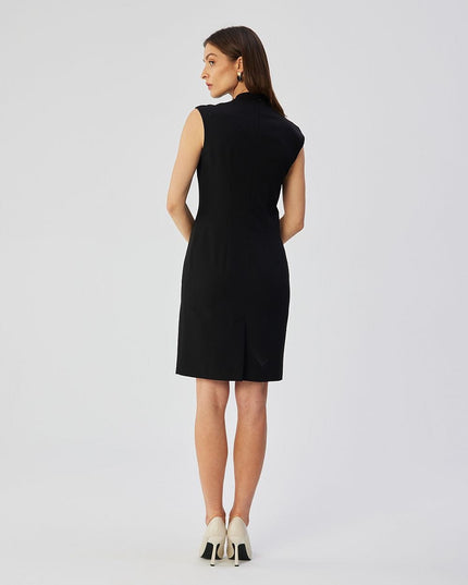 Robe violette sans manches élégante