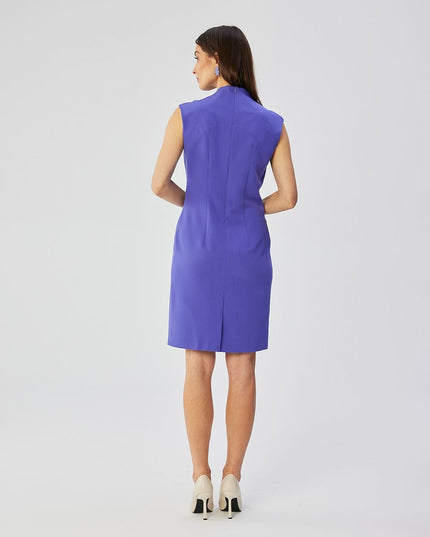 Robe violette sans manches élégante