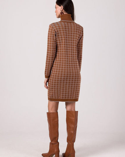 Robe pull à col roulé