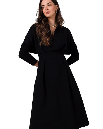 Robe élégante avec manches chauve-souris