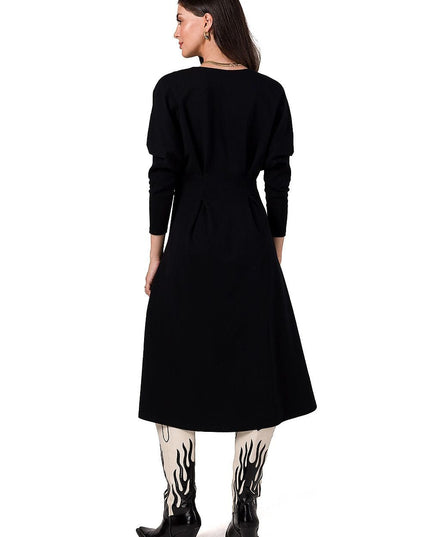 Robe élégante avec manches chauve-souris