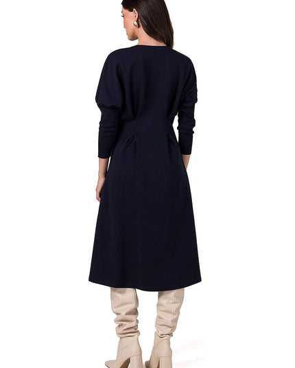 Robe élégante avec manches chauve-souris