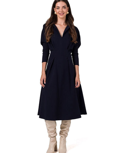 Robe élégante avec manches chauve-souris