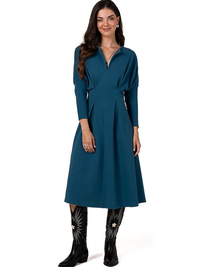 Robe élégante avec manches chauve-souris