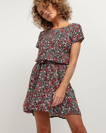 Robe fleurie en viscose légère