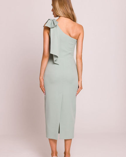 Robe midi asymétrique chic