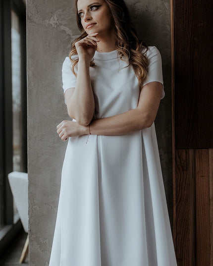 Robe ample manches courtes