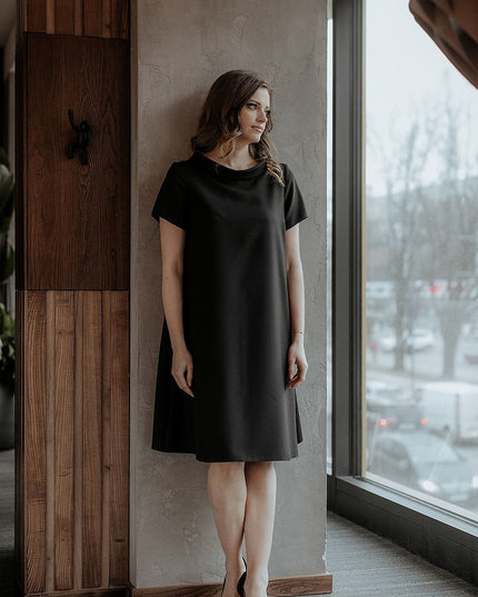 Robe ample manches courtes