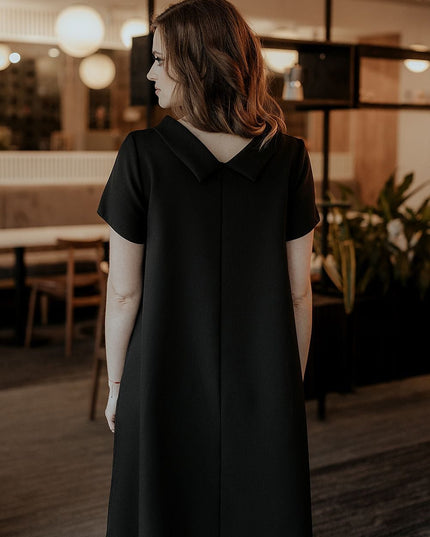 Robe ample manches courtes