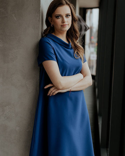 Robe ample manches courtes