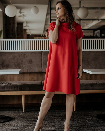 Robe ample manches courtes