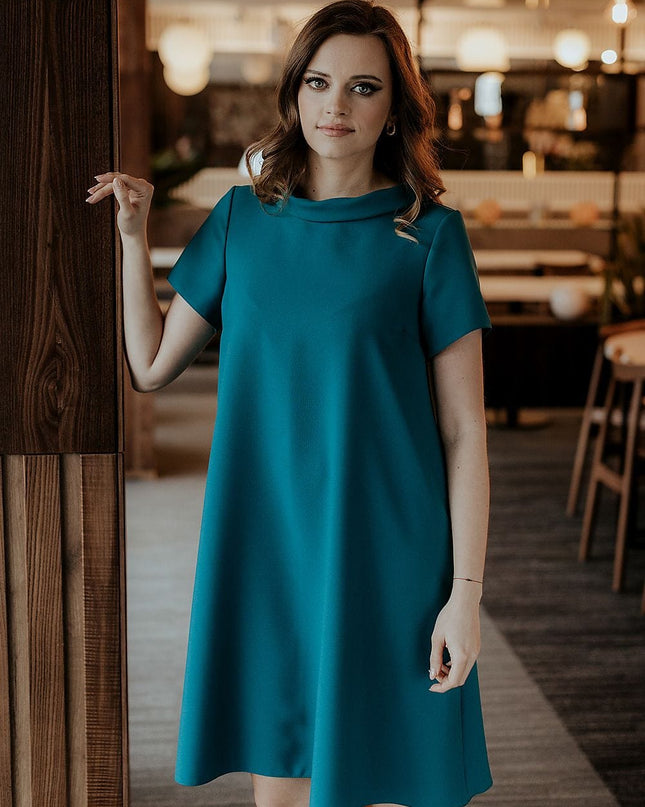 Robe ample manches courtes