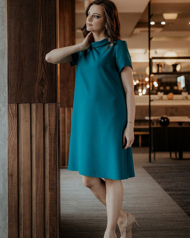 Robe ample manches courtes