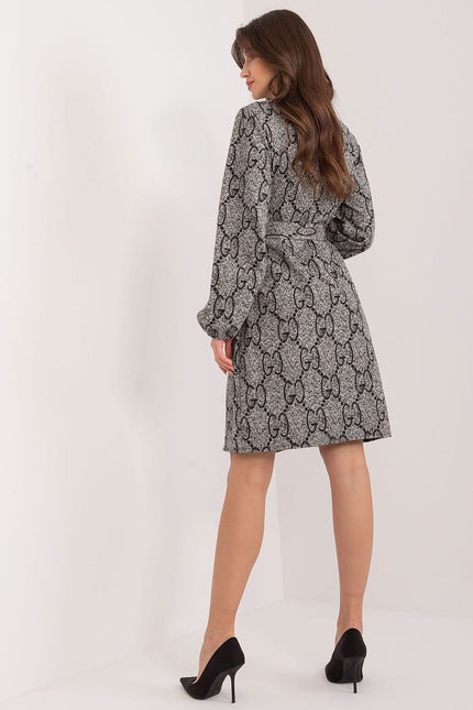 Robe en maille à motifs chic