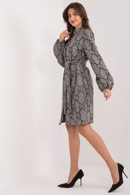 Robe en maille à motifs chic