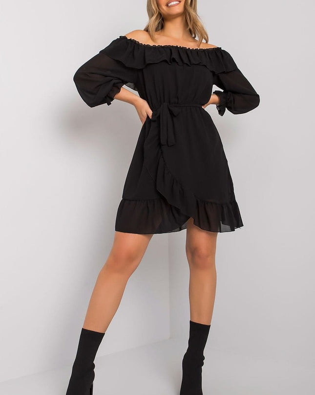 Robe espagnole à volants rose