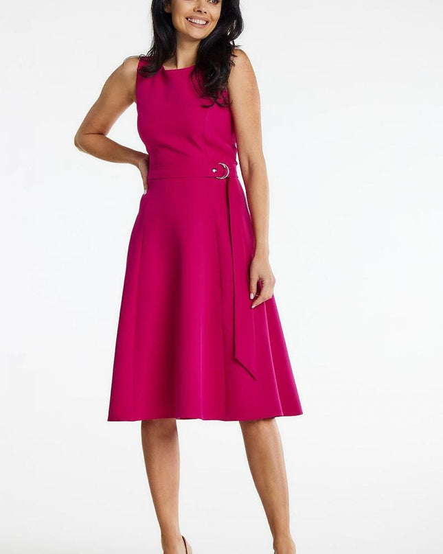 Robe midi élégante sans bretelles