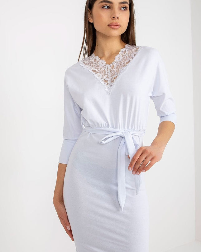 Robe droite dentelle cœur