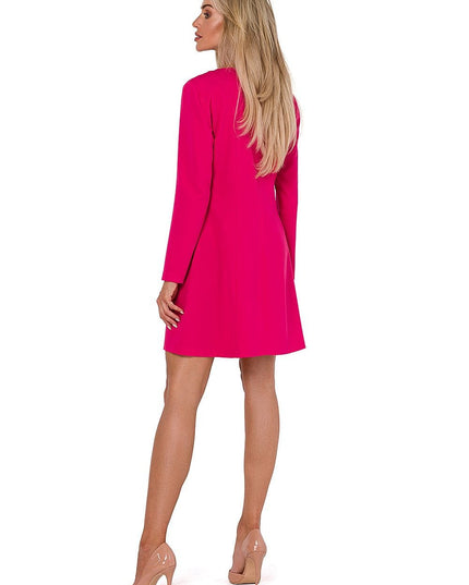 Robe trapèze manches longues